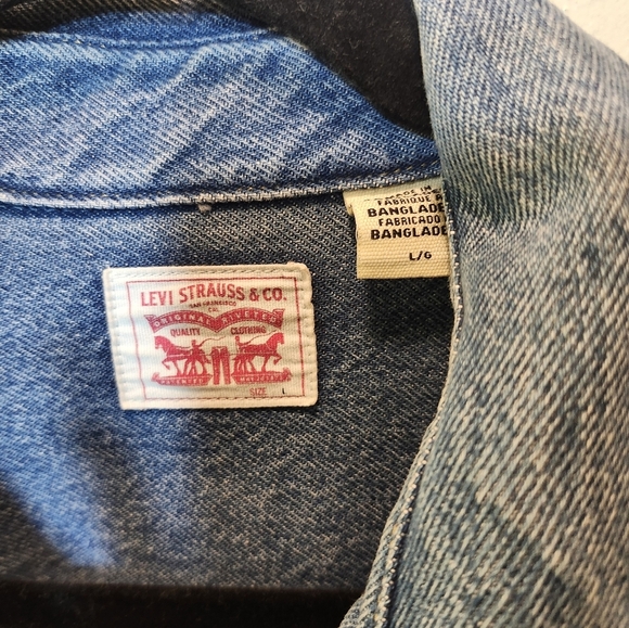 Levi's Other - Levi's Blue Lightweight Denim Jacket